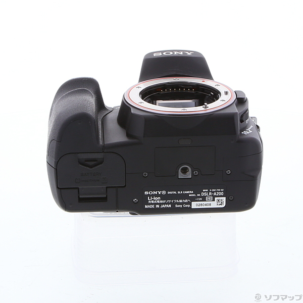 中古】α200 Wズームレンズキット (DSLR-A200W) [2133021243601] - リコレ！|ビックカメラグループ  ソフマップの中古通販サイト