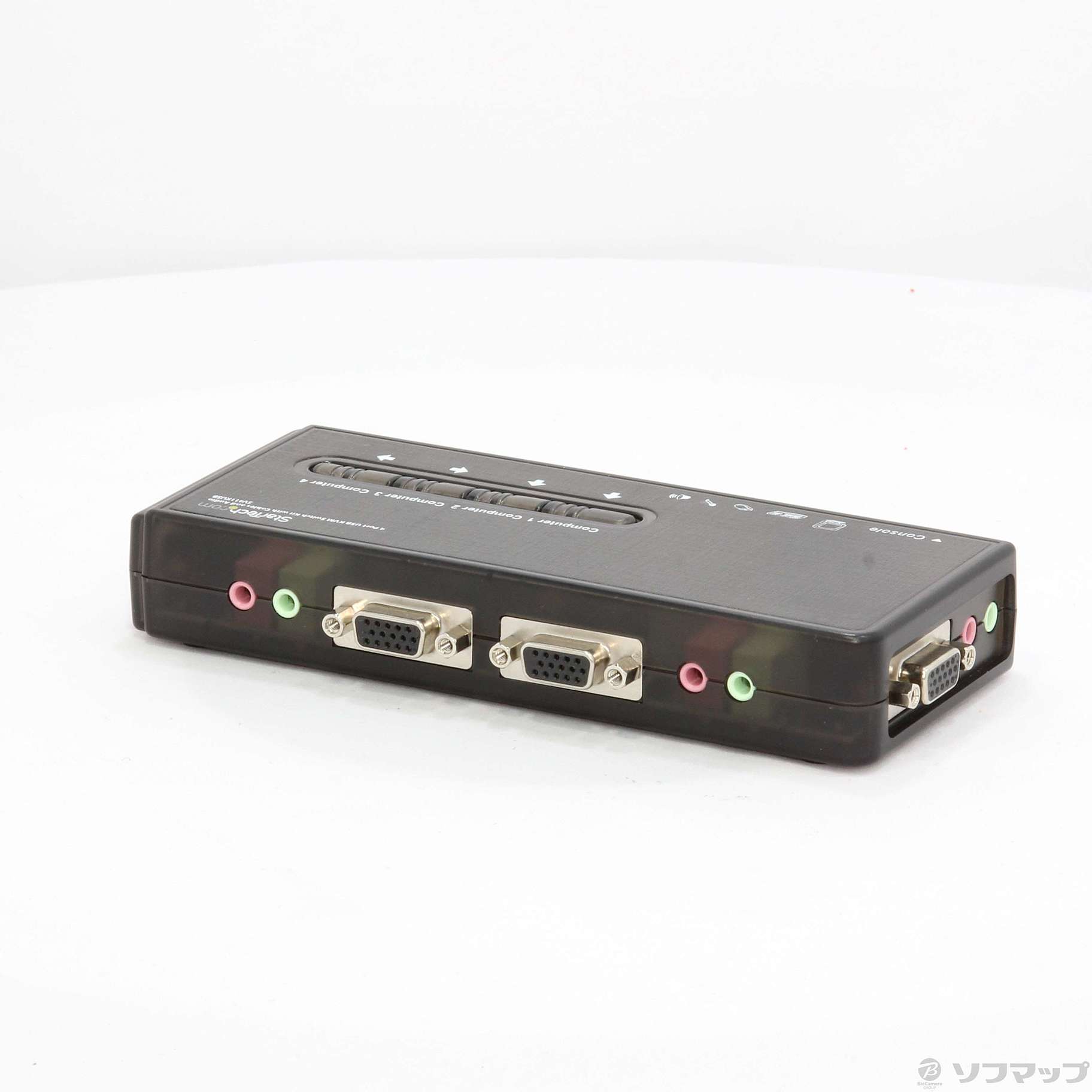 中古】StarTech.com 4ポートUSB接続KVMスイッチ オーディオ対応