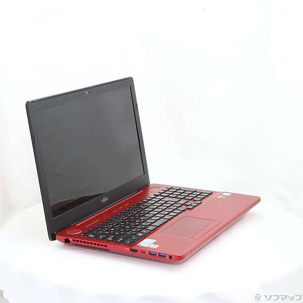 中古】LIFEBOOK AH53／B2 FMVA53B2RG ルビーレッド 〔Windows 10