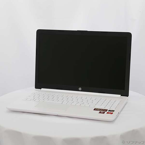 中古】HP 15-db0220AU 6MD99PA-AAAA ピュアホワイト 〔Windows 10