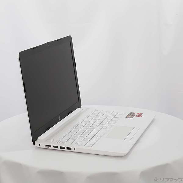 中古】HP 15-db0220AU 6MD99PA-AAAA ピュアホワイト 〔Windows 10