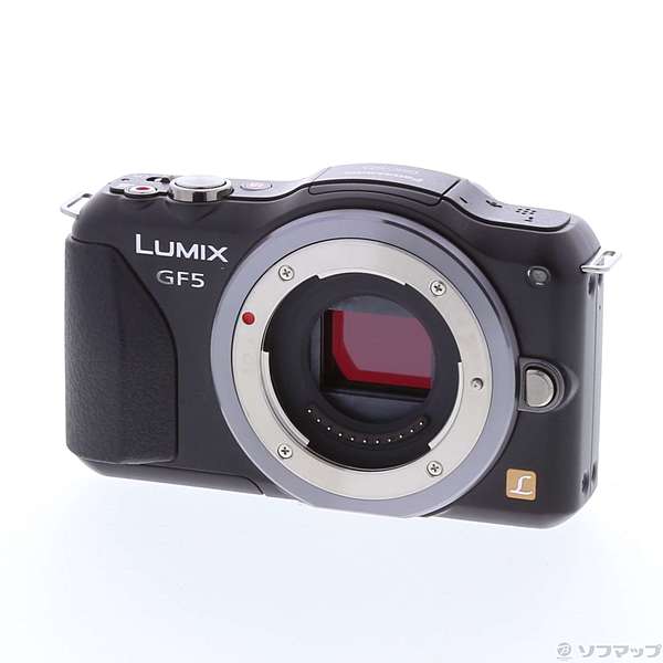 中古】LUMIX DMC-GF5-K ボディ エスプリブラック [2133021357582