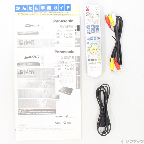 パナソニック 500GB DVDレコーダー DIGA DMR-XW300（Panasonic DIGA 