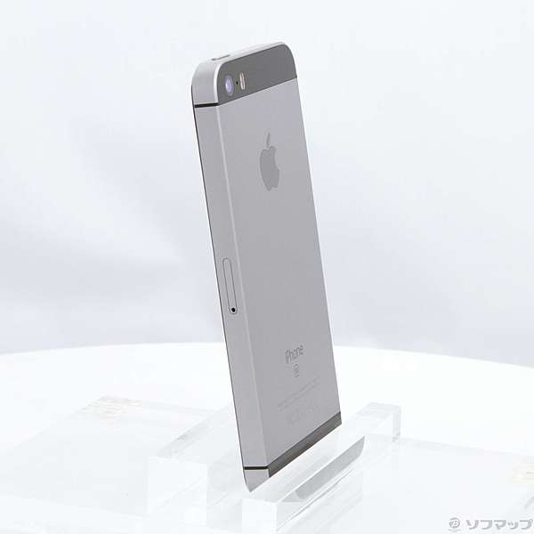 中古】iPhone SE 64GB スペースグレイ MLM62J／A SIMフリー