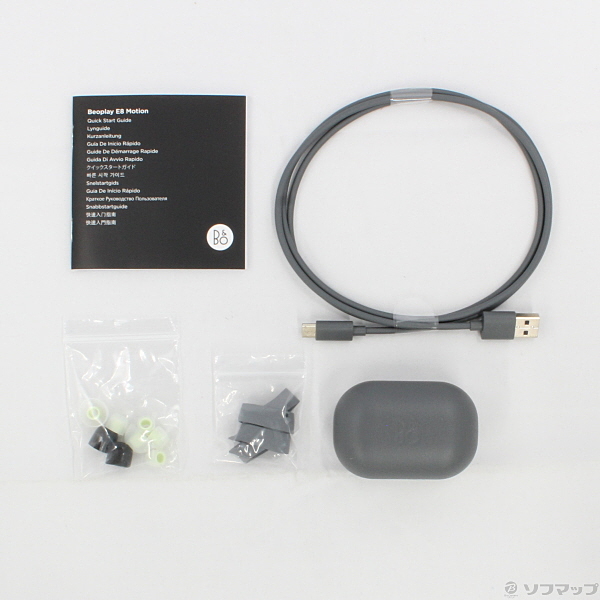 中古】Bang & Olufsen 完全ワイヤレスイヤホン Beoplay E8 Motion 防塵／防滴／NFMI／AAC対応／Qi充電対応／通話対応  グラファイト 【国内正規品／保証 [2133021460305] - リコレ！|ビックカメラグループ ソフマップの中古通販サイト