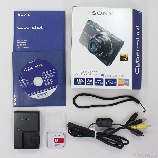 中古】CYBERSHOT DSC-W300 (1360万画素／3倍ズーム) [2133021531203