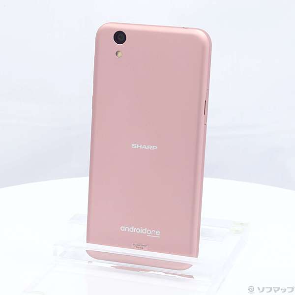 SHARP AndroidOne S3 ピンク