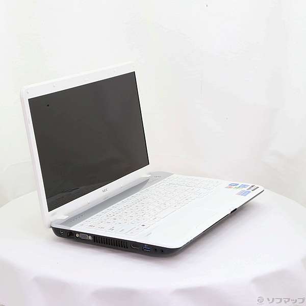 新品SSD Wi-Fi有 NEC ノートパソコン PC-LS550F26W ホワイト 中古良品 