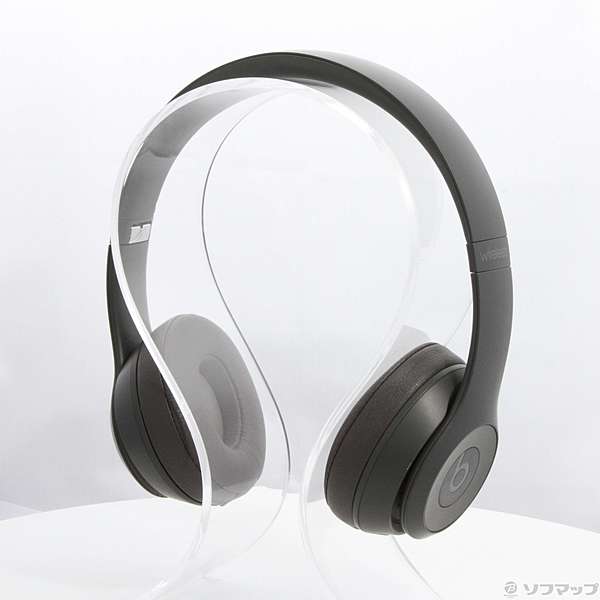 中古】〔展示品〕 Beats Solo3 Wireless MPXH2PA／A アスファルト 