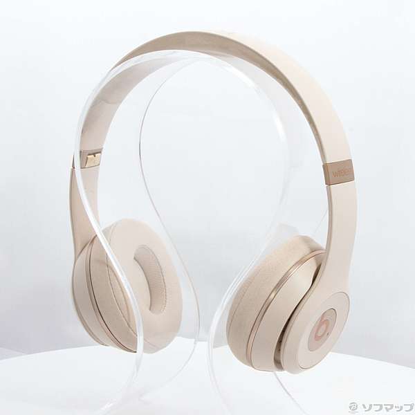 中古】〔展示品〕 Beats Solo3 Wireless MR3Y2PA／A マットゴールド