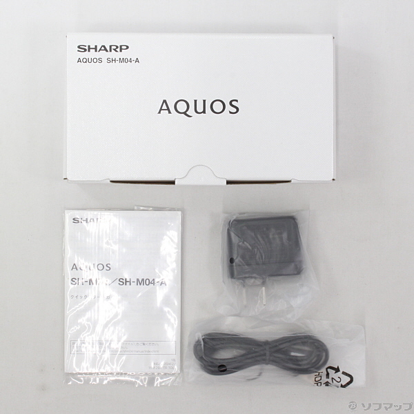 中古】AQUOS 16GB ホワイト SH-M04-A SIMフリー [2133021753087