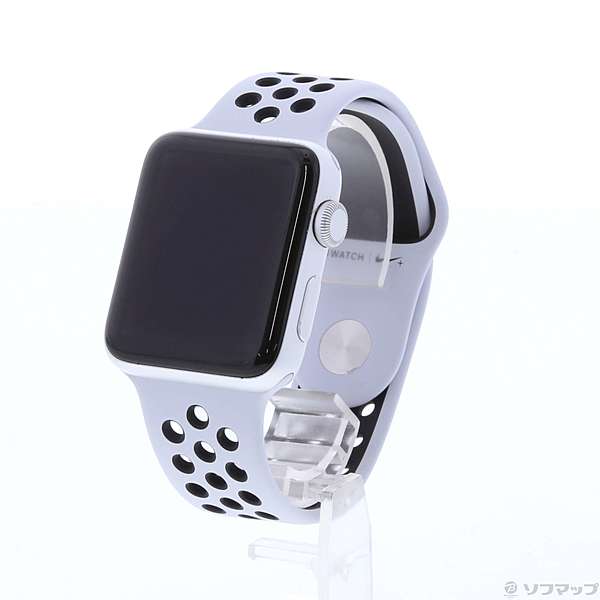 中古】Apple Watch Series 3 Nike+ GPS 42mm シルバーアルミニウム