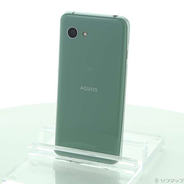 中古】AQUOS R2 compact 64GB スモーキグリーン 803SH SoftBank