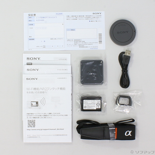 中古】〔展示品〕 α6000 ボディ (ILCE-6000-H) グラファイトグレー