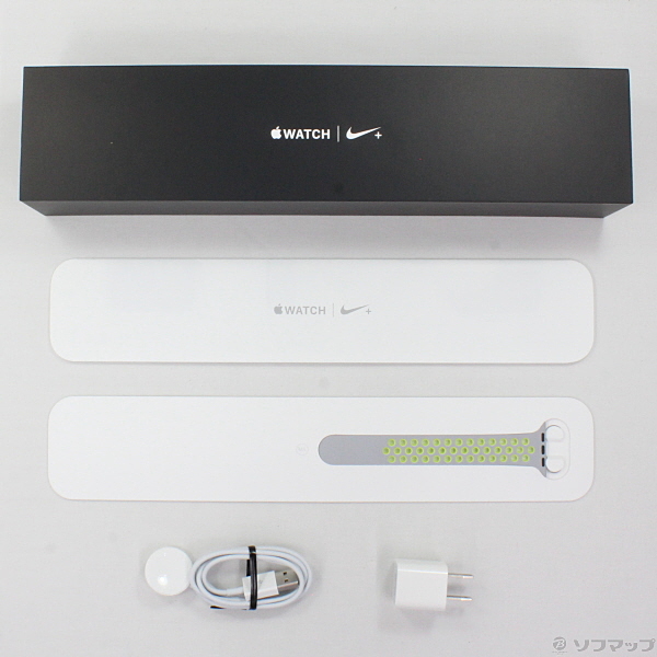 中古】Apple Watch Series 2 Nike+ 38mm シルバーアルミニウムケース