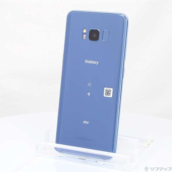 au Galaxy S8 SCV36 ブルー-