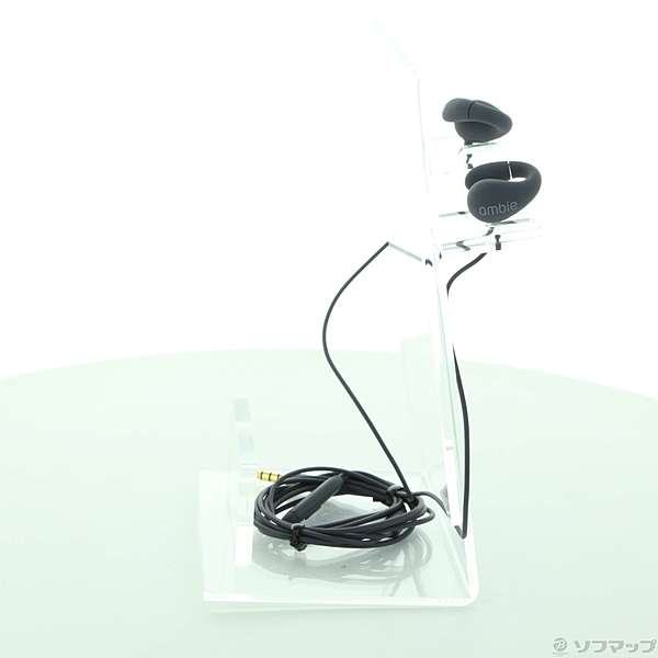 中古 セール対象品 Ambie Sound Earcuffs アスファルトブラック Am 01bq イヤーカフイヤホン リコレ ソフマップの中古通販サイト