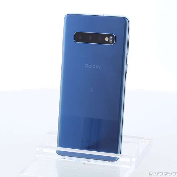 中古】セール対象品 GALAXY S10 128GB プリズムブルー SCV41 auロック