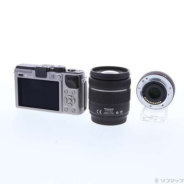 中古】LUMIX DMC-GX1W-S ダブルレンズキット ブレードシルバー