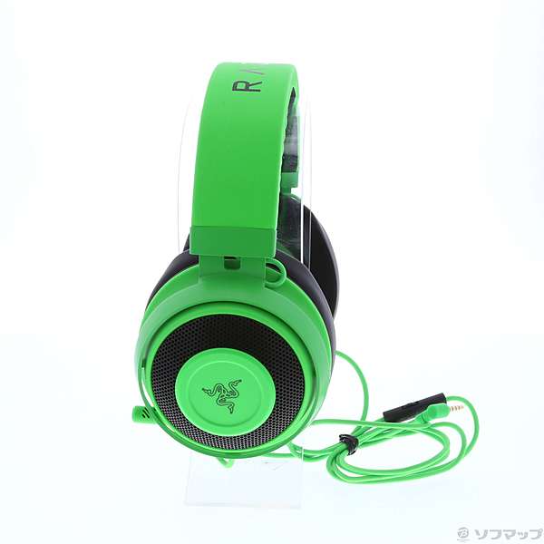 【中古】Kraken Razer Green ゲーミングヘッドセット