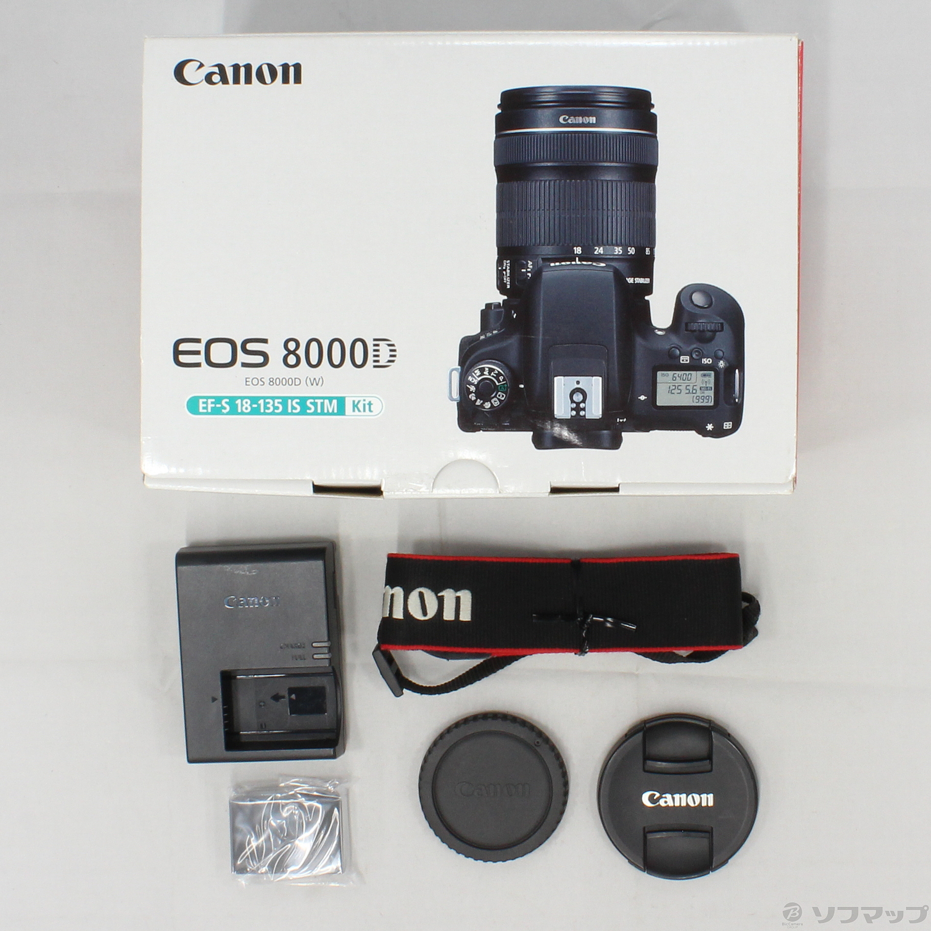 中古】EOS 8000D EF-S18-135 IS STM レンズキット (2420万画素