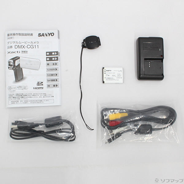 中古】Xacti DMX-CG11(D) (1000万画素／5倍ズーム／オレンジ