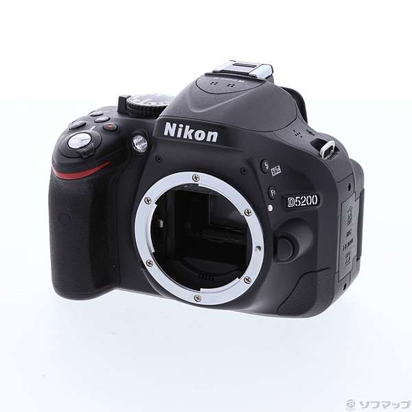 中古】NIKON D5200 ボディ ブラック (2410万画素／SDXC 