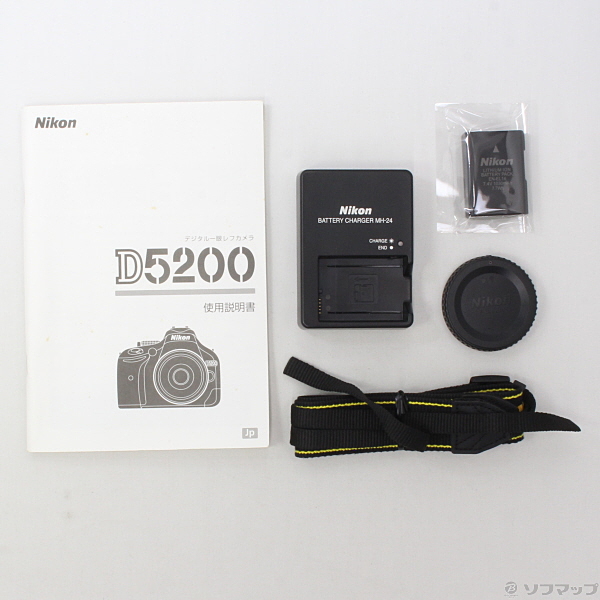 中古】NIKON D5200 ボディ ブラック (2410万画素／SDXC