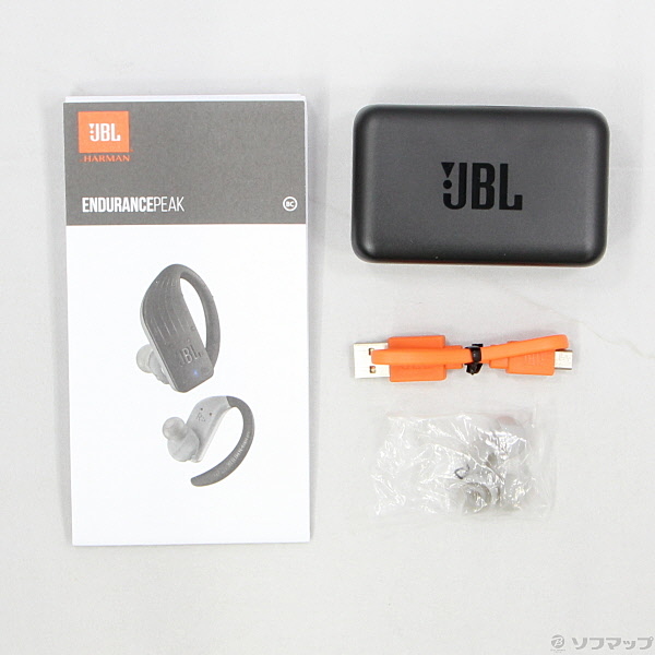 中古】JBL ENDURANCE PEAK 完全ワイヤレスイヤホン IPX7防水／タッチ