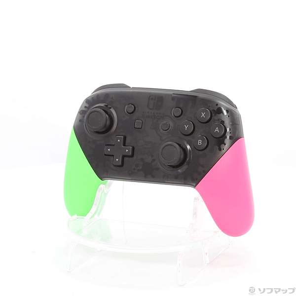 中古 Nintendo Switch Proコントローラー スプラトゥーン2エディション Hac A Fsskb Switch リコレ ソフマップの中古通販サイト