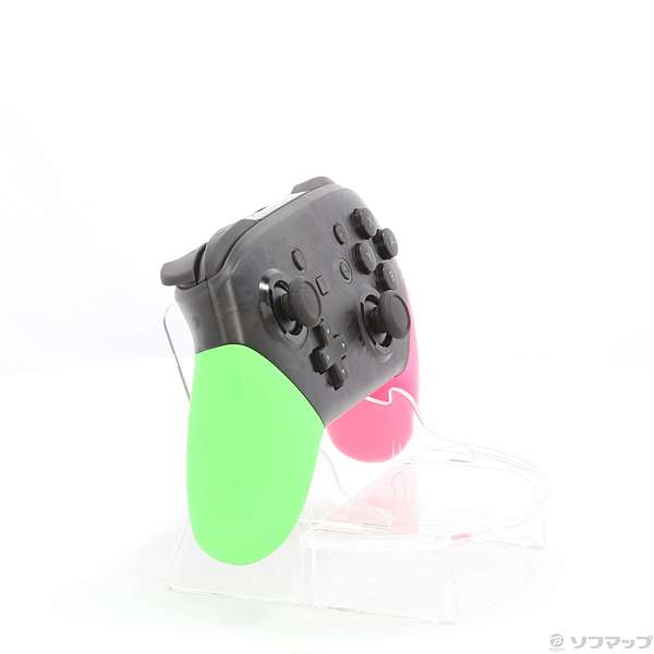 中古 Nintendo Switch Proコントローラー スプラトゥーン2エディション Hac A Fsskb Switch リコレ ソフマップの中古通販サイト