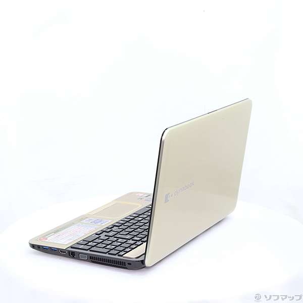 中古】dynabook T552／58FK PT55258FBFK シャンパンゴールド 〔Windows 10〕 〔Office付〕  [2133022197576] - リコレ！|ビックカメラグループ ソフマップの中古通販サイト