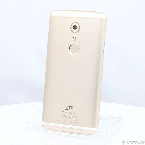 中古】AXON 7 64GB イオンゴールド ZTE A2017G SIMフリー