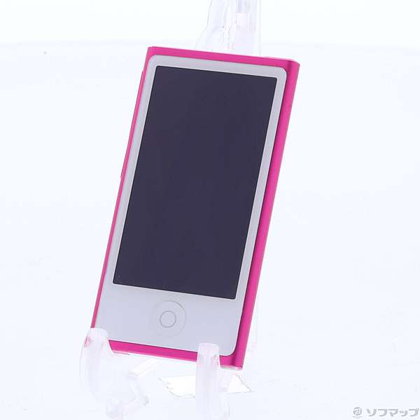 中古】iPod nano第7世代 メモリ16GB ピンク MKMV2J／A [2133022276691