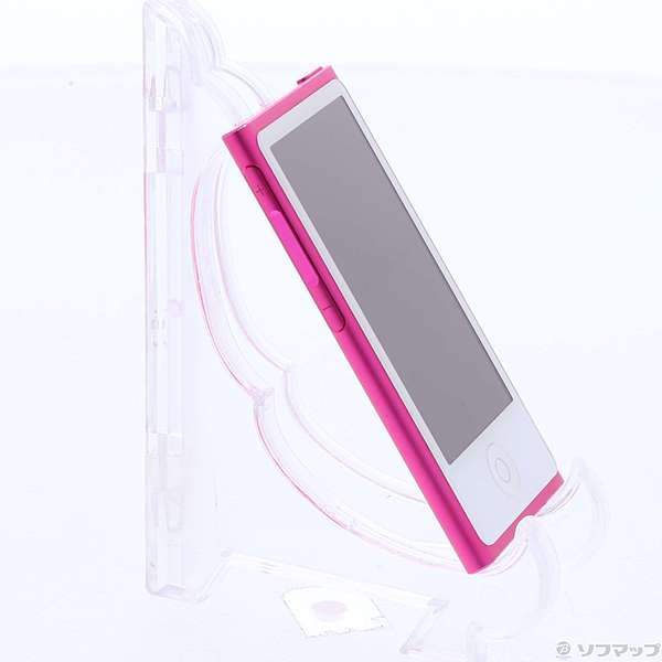 中古】iPod nano第7世代 メモリ16GB ピンク MKMV2J／A