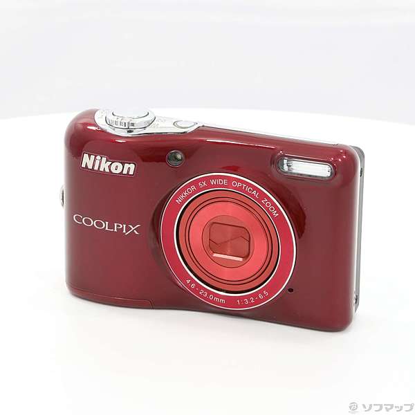 Nikon デジタルカメラ COOLPIX L32 レッド 光学5倍ズーム 【公式通販】