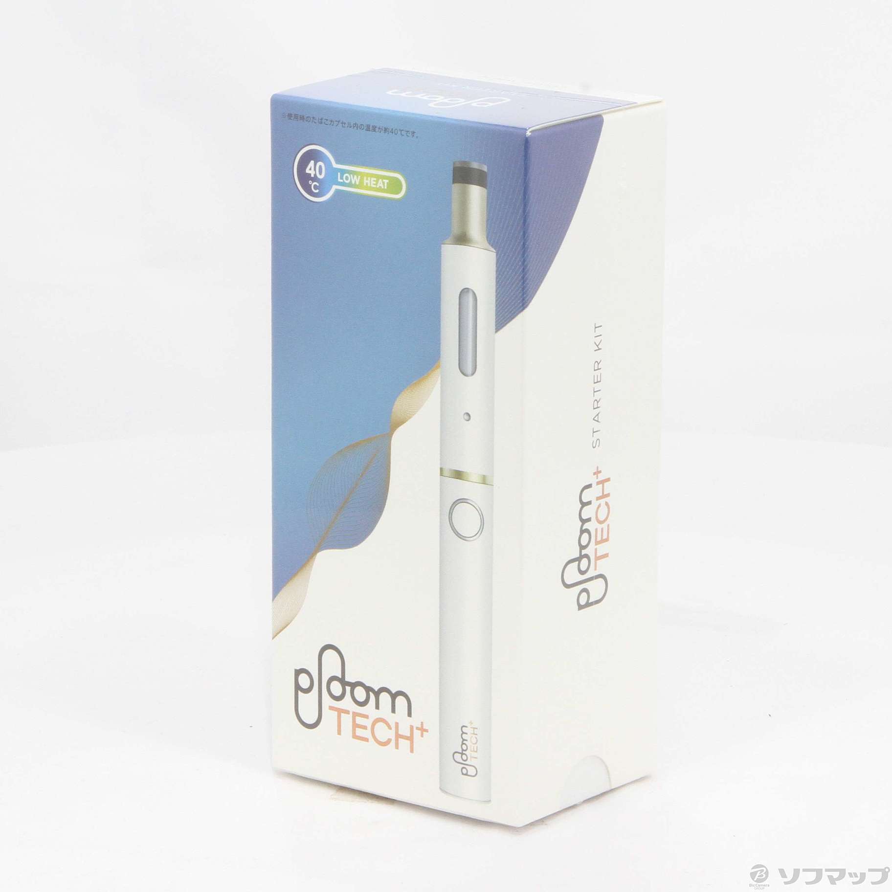 Ploom TECH + with スターターキット ホワイト　中古