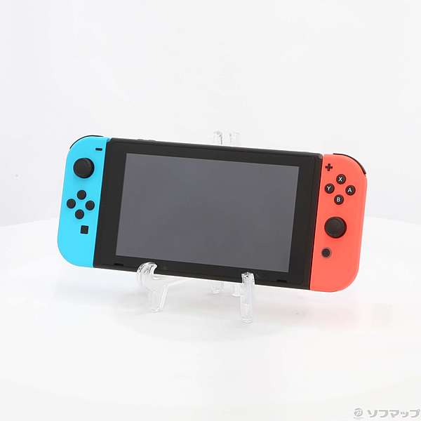 〔展示品〕 Nintendo Switch Joy-Con (L) ネオンブルー／ (R) ネオンレッド