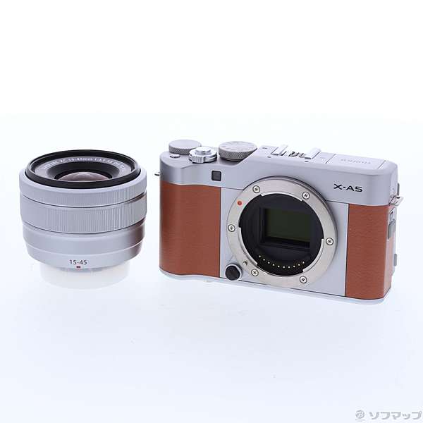 中古】〔展示品〕 FUJIFILM X-A5レンズキット ブラウン [2133022407170