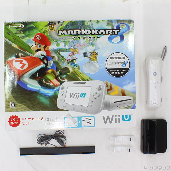 中古 Wii U マリオカート8セットシロ Wup S Wagh リコレ ソフマップの中古通販サイト