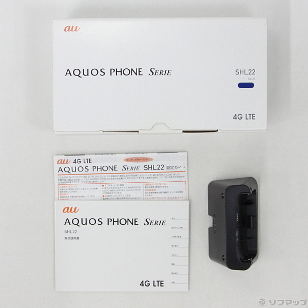 AQUOS PHONE SERIE SHL22 ブラック 16 GB au