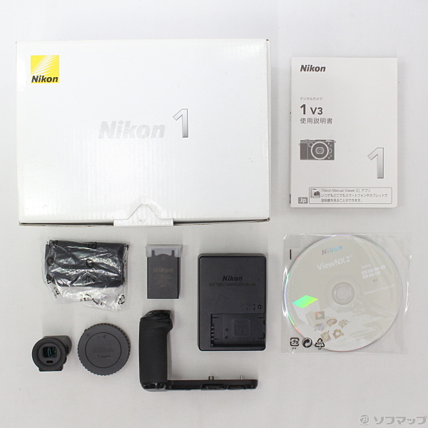 中古】Nikon 1 V3 プレミアムキット (1839万画素／ブラック