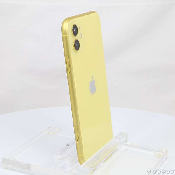 中古】iPhone11 128GB イエロー MWM42J／A SIMフリー [2133022530861