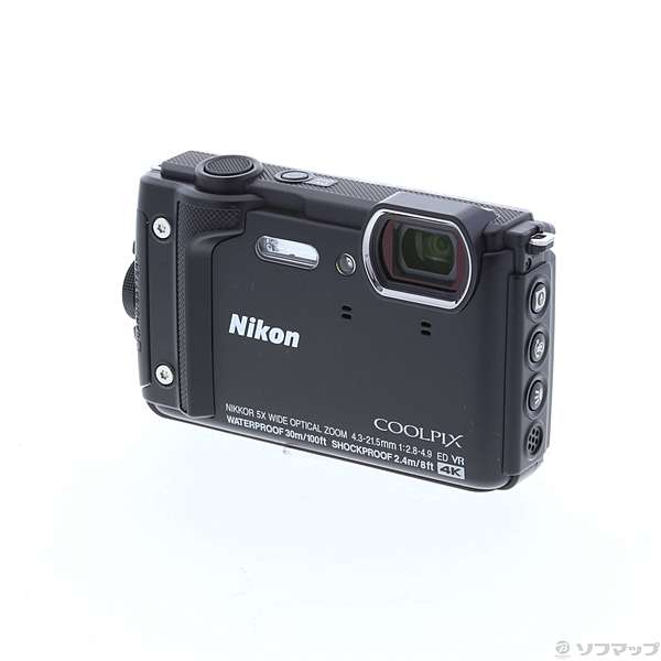 中古】Nikon デジタルカメラ COOLPIX W300 BK クールピクス ブラック ...