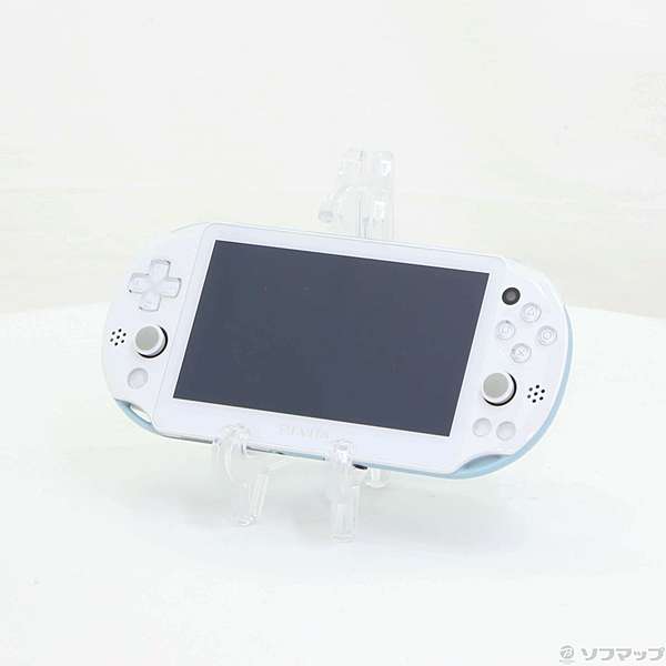中古】PlayStation Vita Wi-Fiモデル ライトブルー／ホワイト