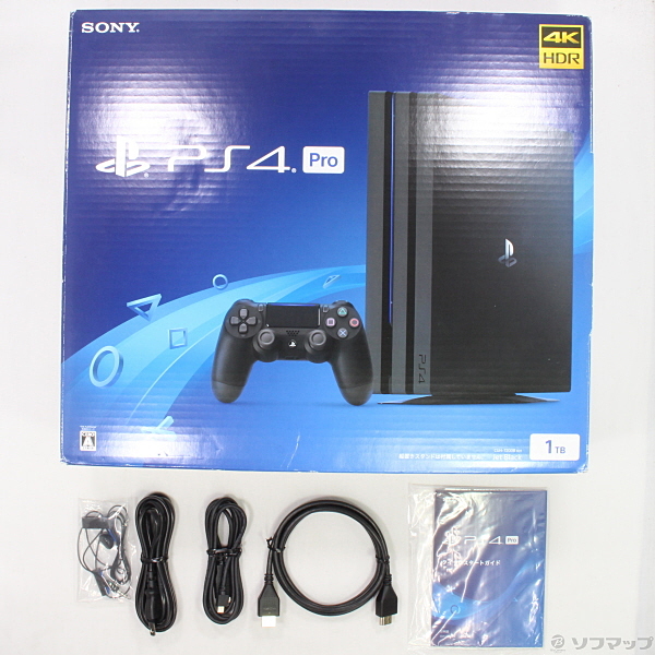 PS4 Pro CUH-7200BB01 1TB ジェット・ブラック