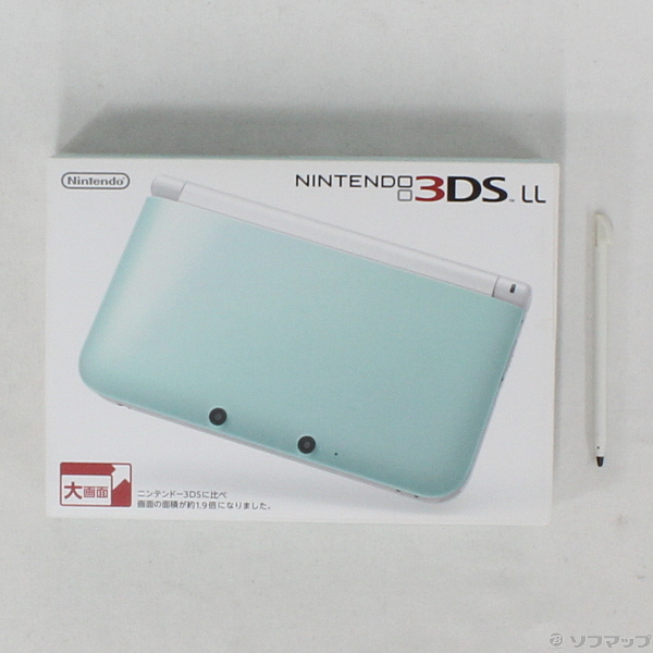 人気カラー・良品]Nintendo ニンテンドー3DS LLミント×ホワイト - 通販