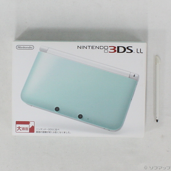 ニンテンドー3DS LL ミント×ホワイト