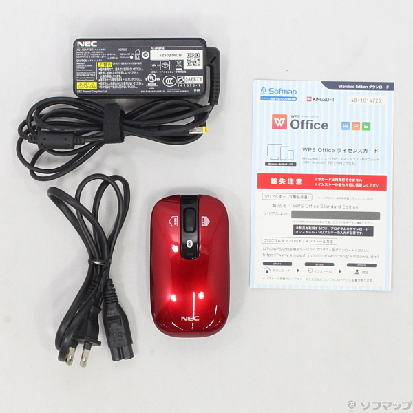 中古】LAVIE Note Standard NS150／DAR PC-NS150DAR ルミナスレッド