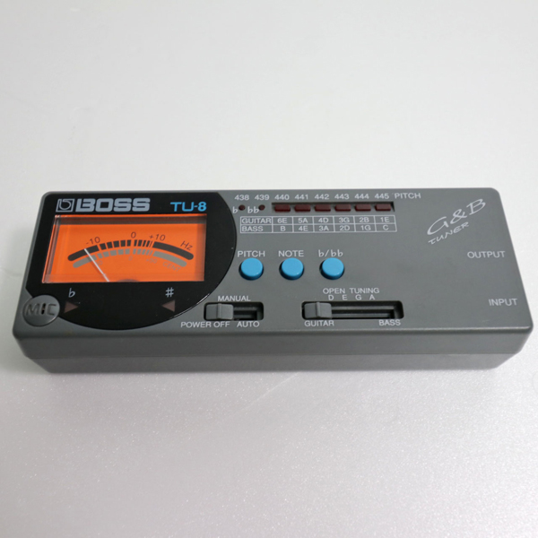 【中古】TU-8 guitar&bass tuner [2133022818822] - リコレ！|ビックカメラグループ ソフマップの中古通販サイト